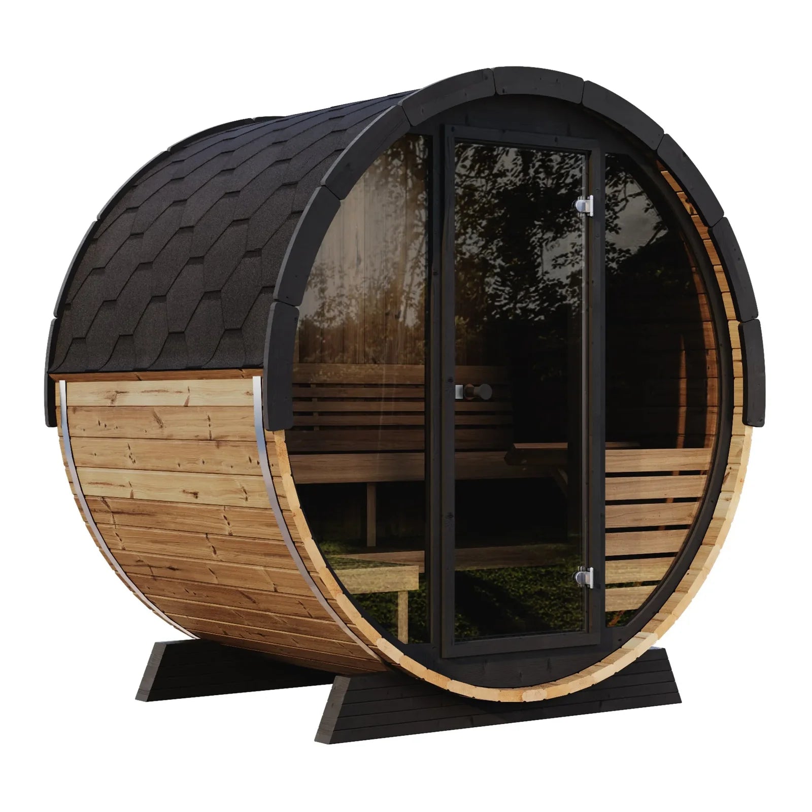 SaunaLife Model EE6G Barrel Sauna