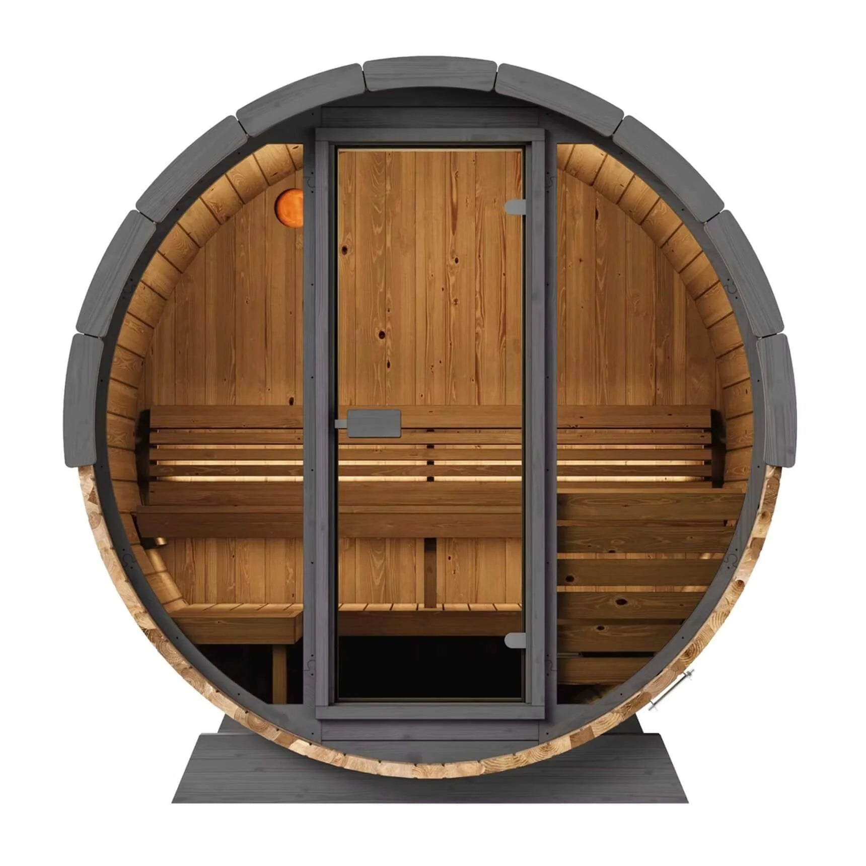 SaunaLife Model EE6G Barrel Sauna