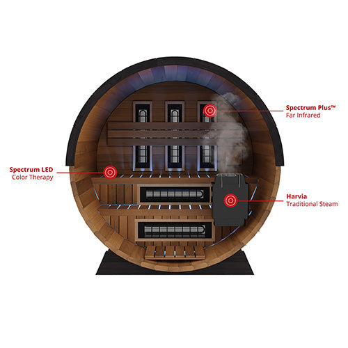 Finnmark Combination Barrel Sauna FD-6