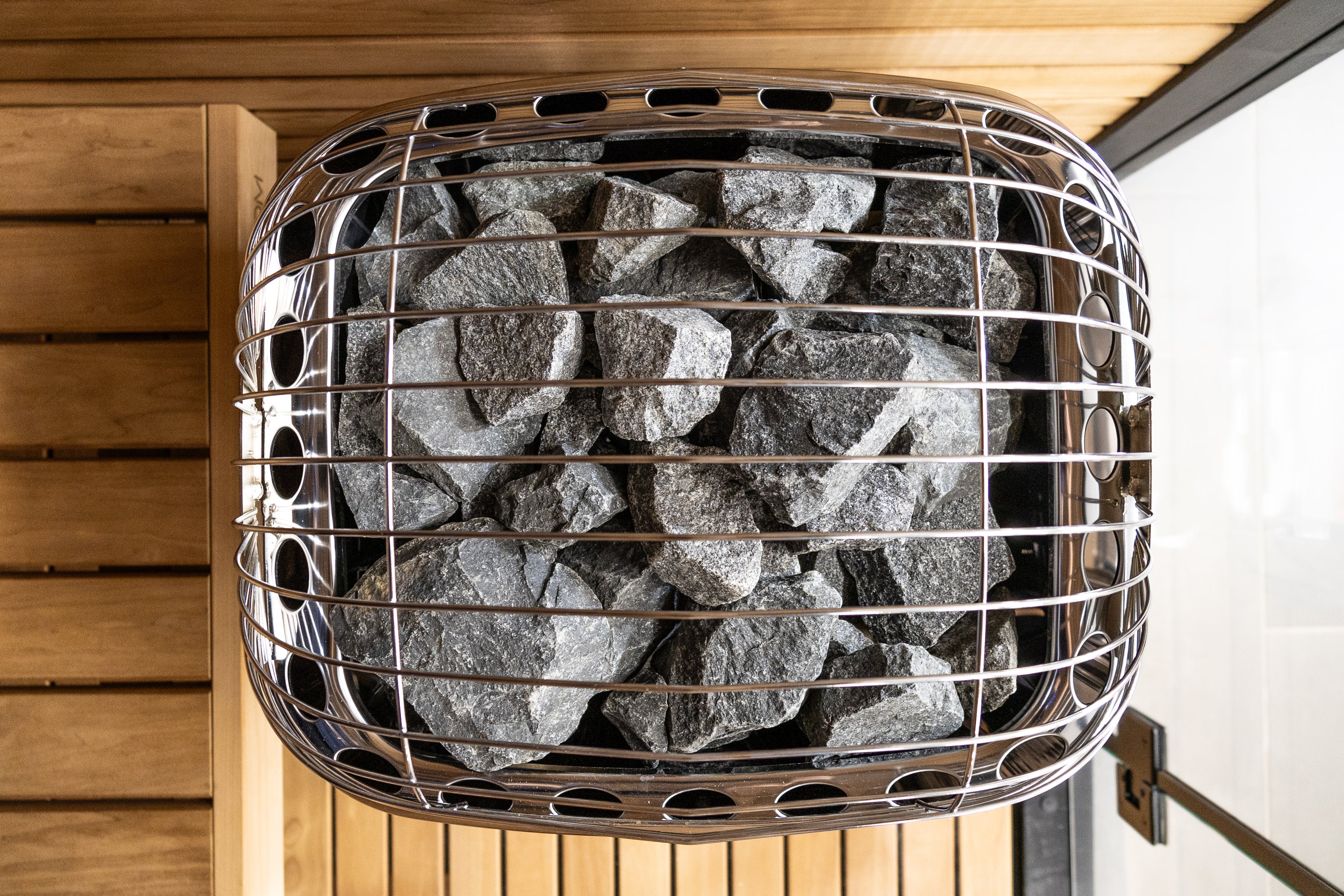 Harvia K12.5G Club Series 12.5kW Stainless Steel Sauna Heater at 240V 1PH