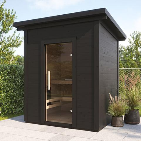 SaunaLife Model G2 Outdoor Home Sauna Kit