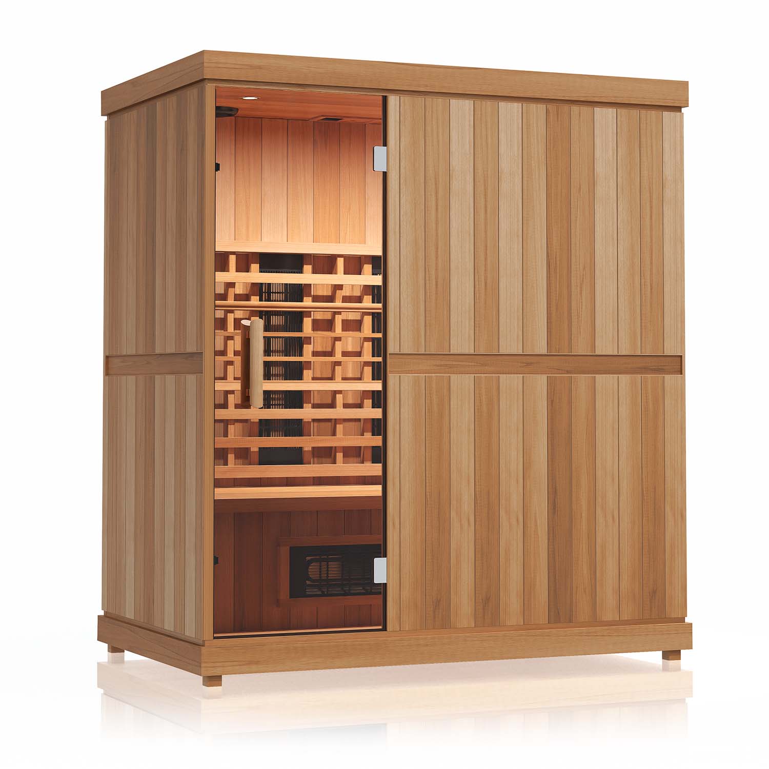 Finnmark 4-Person Home Infrared Sauna 72"W x 46"D x 78"H FD-3