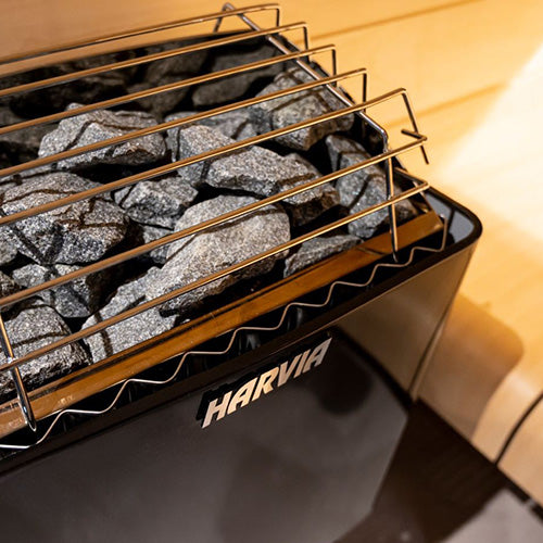 Harvia KIP Series 6kW Sauna Heater, Black