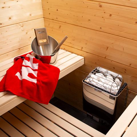 Harvia Kip Series 4.5kW Stainless Steel Sauna Heater at 240V 1PH