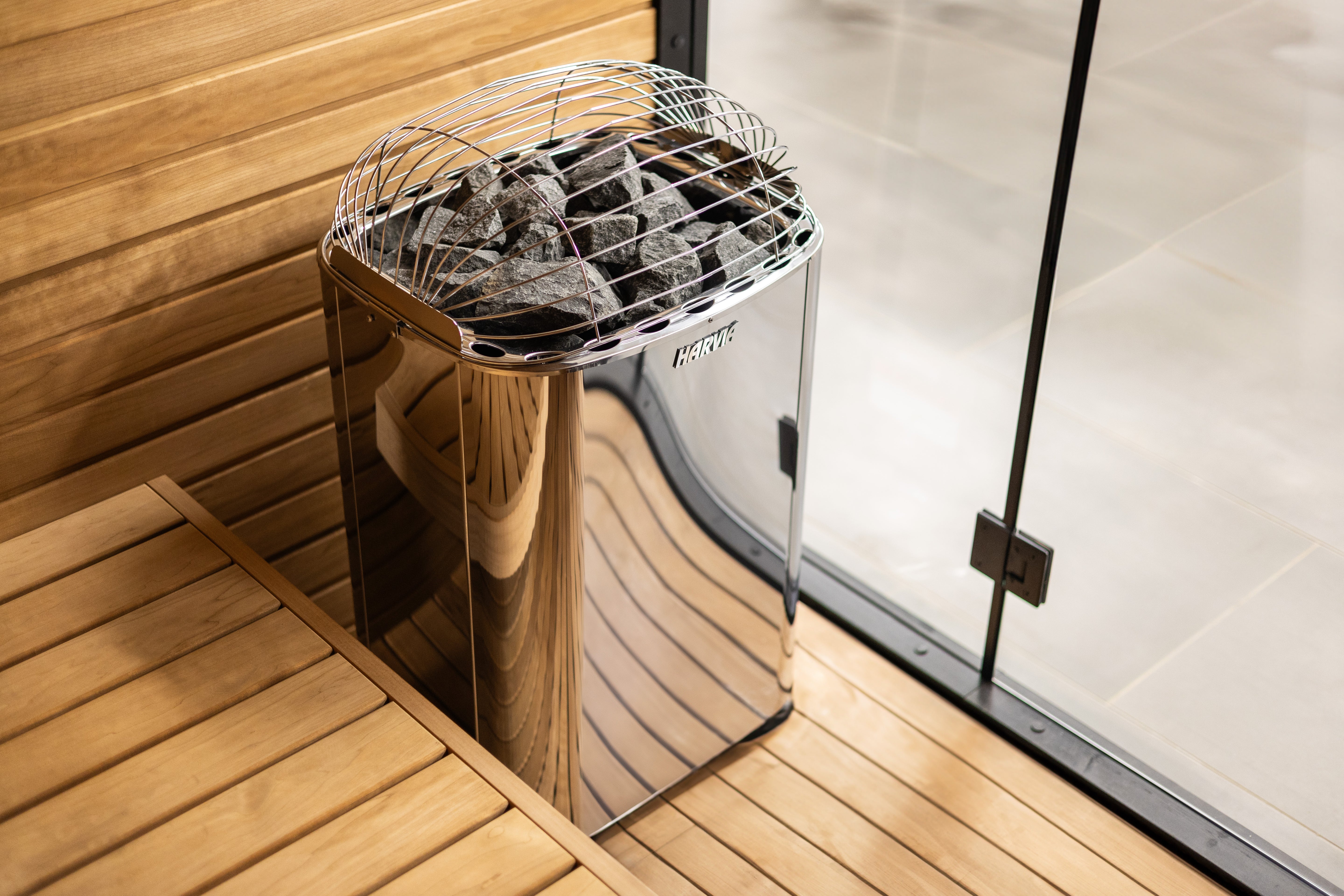 Harvia K10G Club Series 10kW Stainless Sauna Heater at 240V 1PH