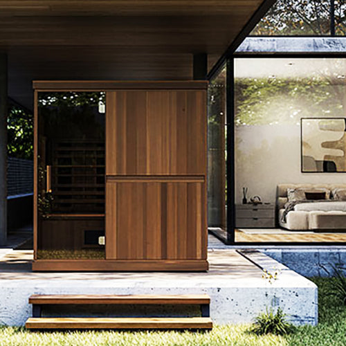 Finnmark 4-Person Home Infrared Sauna 72"W x 46"D x 78"H  FD-3