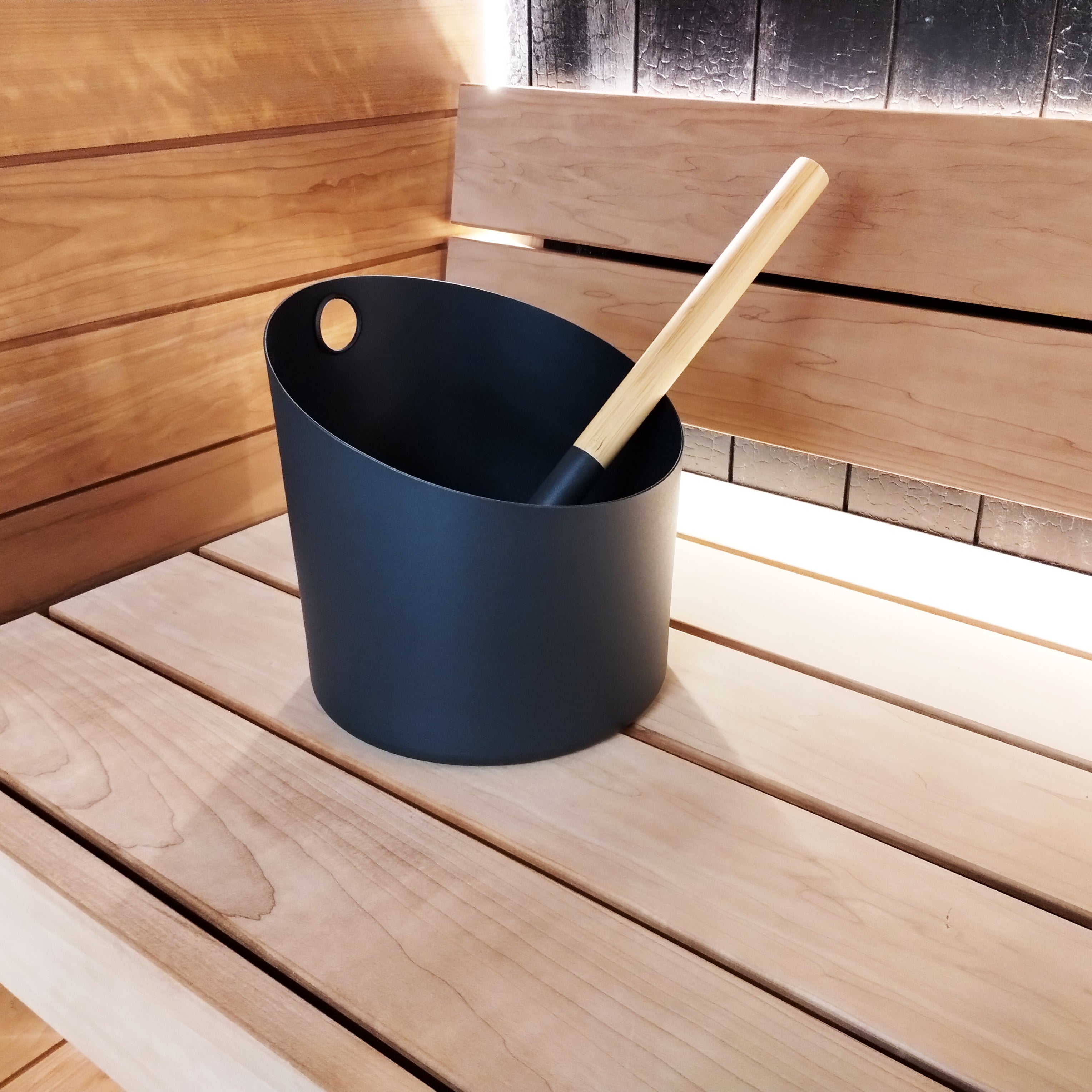 Bucket and Ladle - White