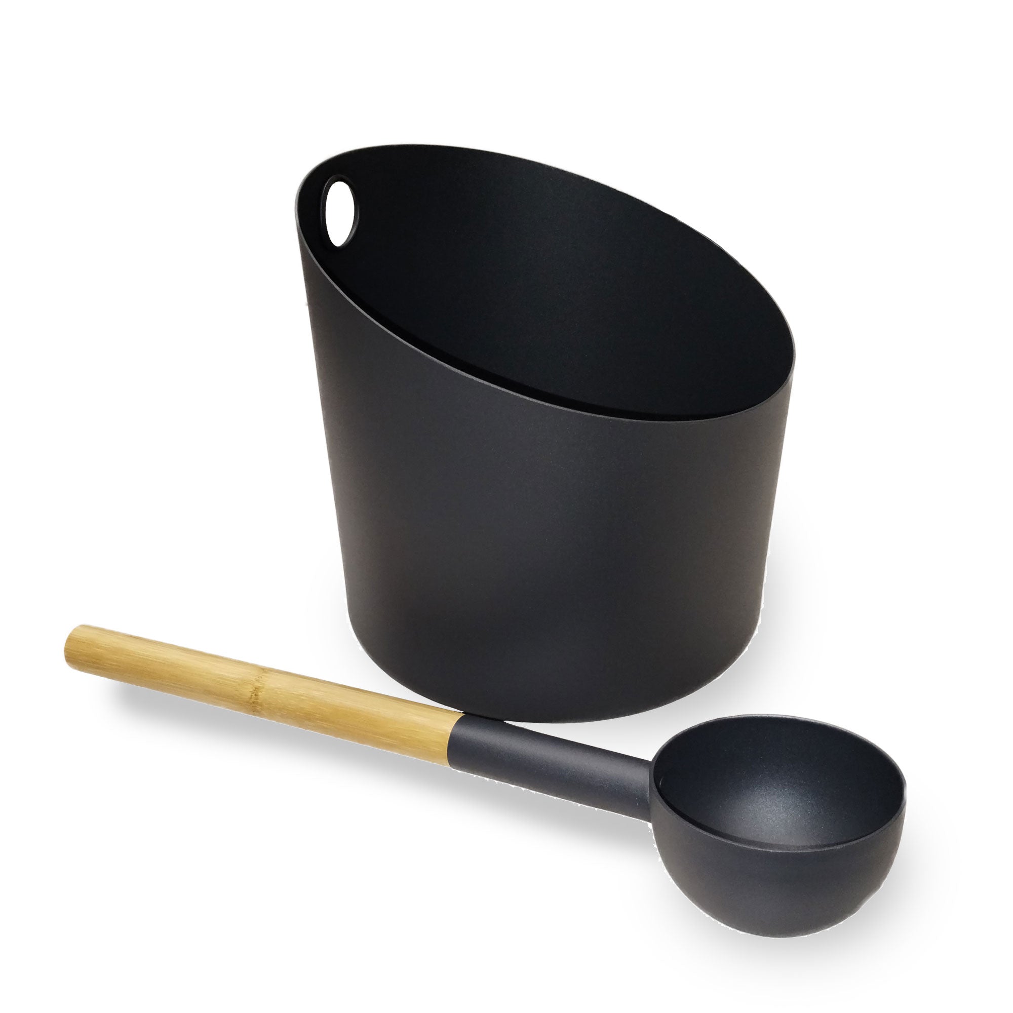 Bucket and Ladle - White