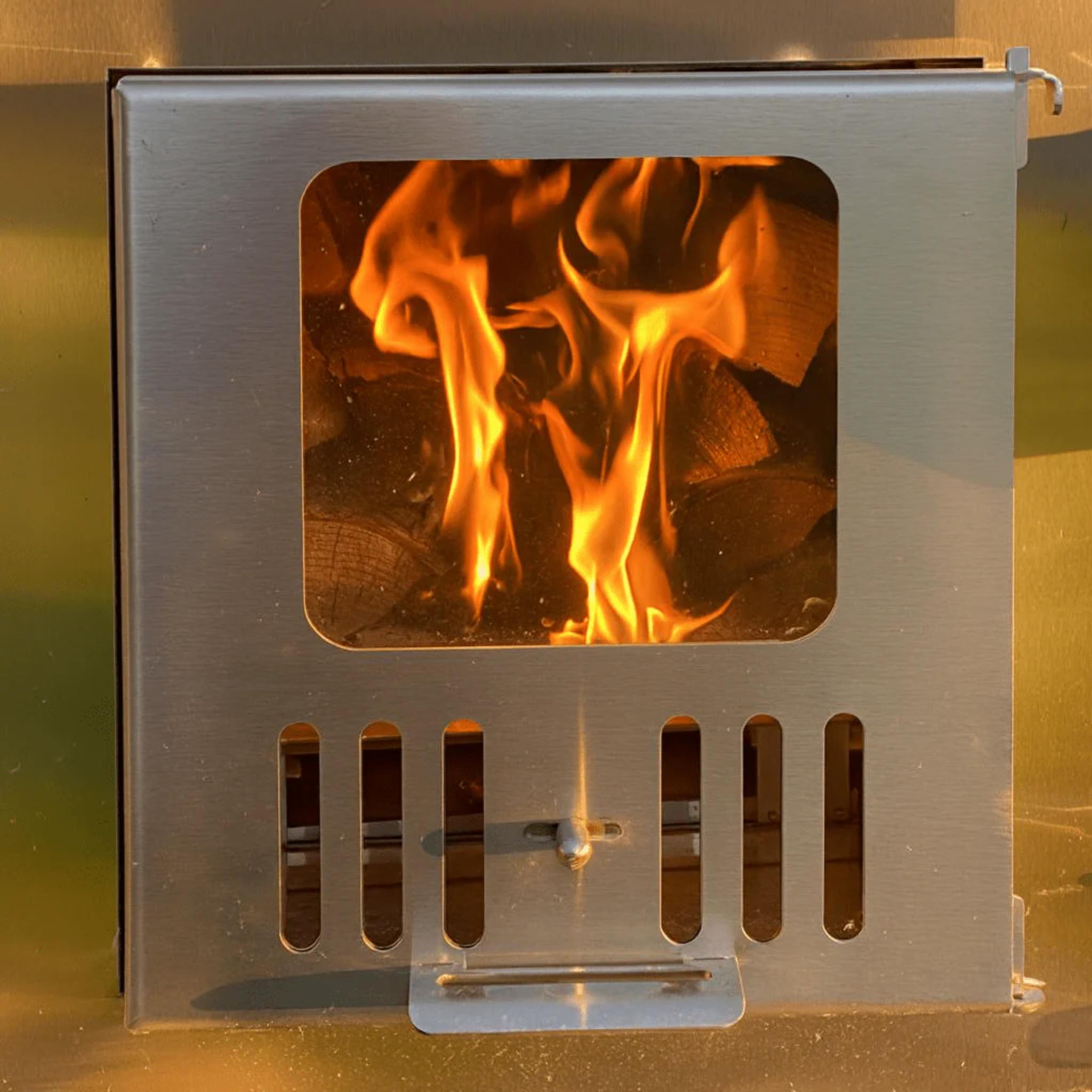 SaunaLife Model S4N Wood-Fired Hot Tub Natural